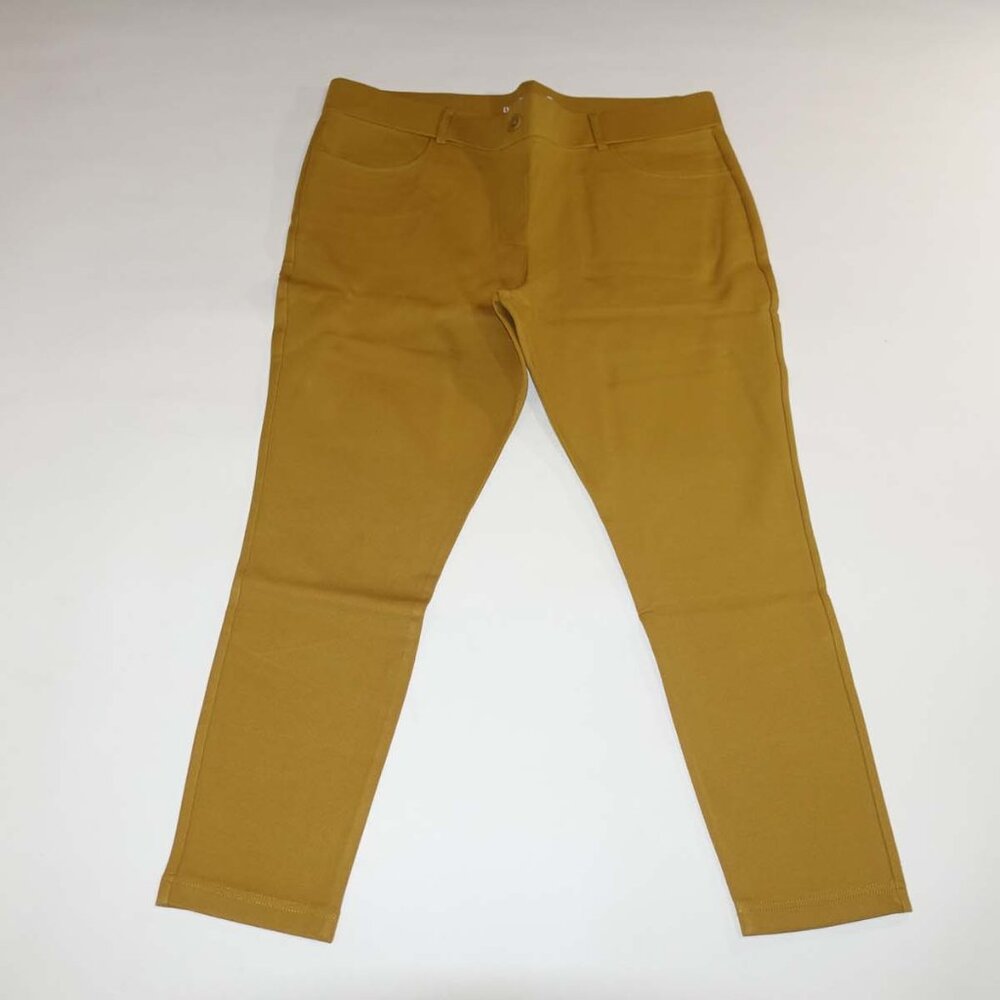 Betabrand Women's 7 Pocket Skinny Dress Yoga Pants 2XL Petite NWT Cedar Glow XXL